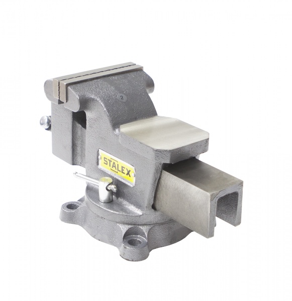 03a5uj47kg0jbyjbum9u8vyvutty4zpy-1 Тиски слесарные STALEX "Горилла", 100 х 75 мм., 360°, 7,0 кг. — изображение 1