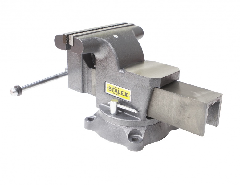 064212jo1orujnk7j6jpjiobg8weau23-1 Тиски слесарные STALEX "Горилла", 200 х 150 мм., 360°, 20,0 кг. — изображение 1