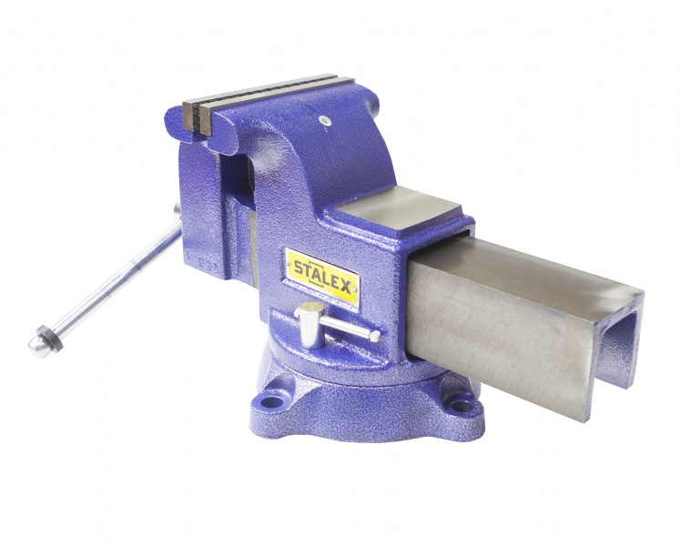 r346sv7g03drxhnmf3ndoqnxcn6fbxwb-1 Тиски слесарные STALEX "Гризли", 150 х 150 мм., 360°, 19,0 кг. — изображение 1